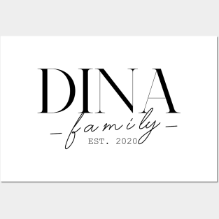 Dina Family EST. 2020, Surname, Dina Posters and Art